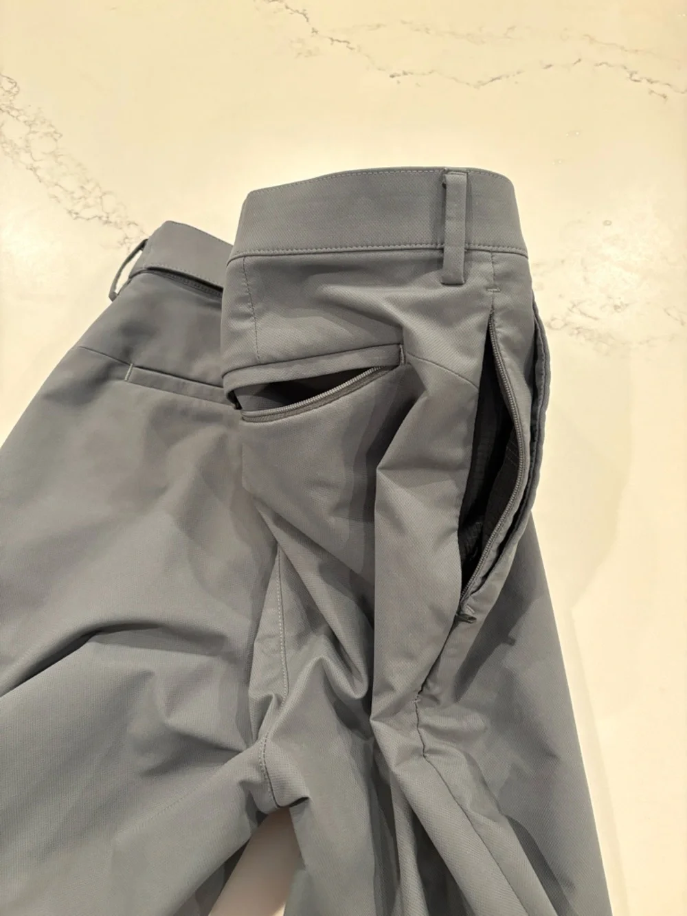 Men's Banana Republic Athletic Slim Fit Performance Pant 33x34 Gray